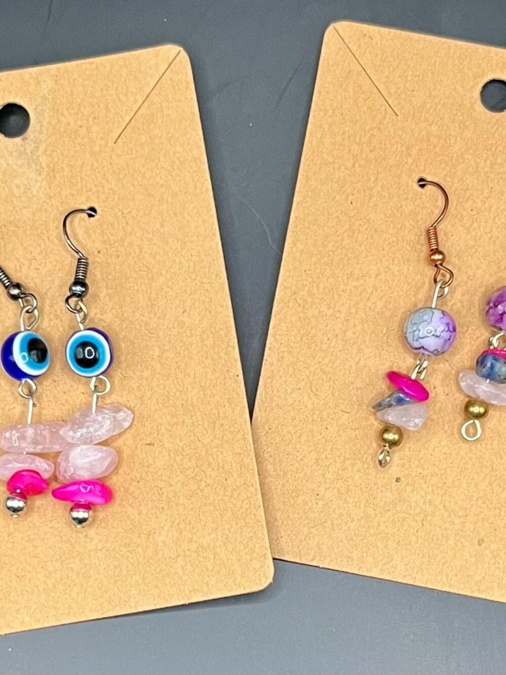 Crystal Earring Set #14 - Moonlit Sanctuary - Cancer Taurus Pisces